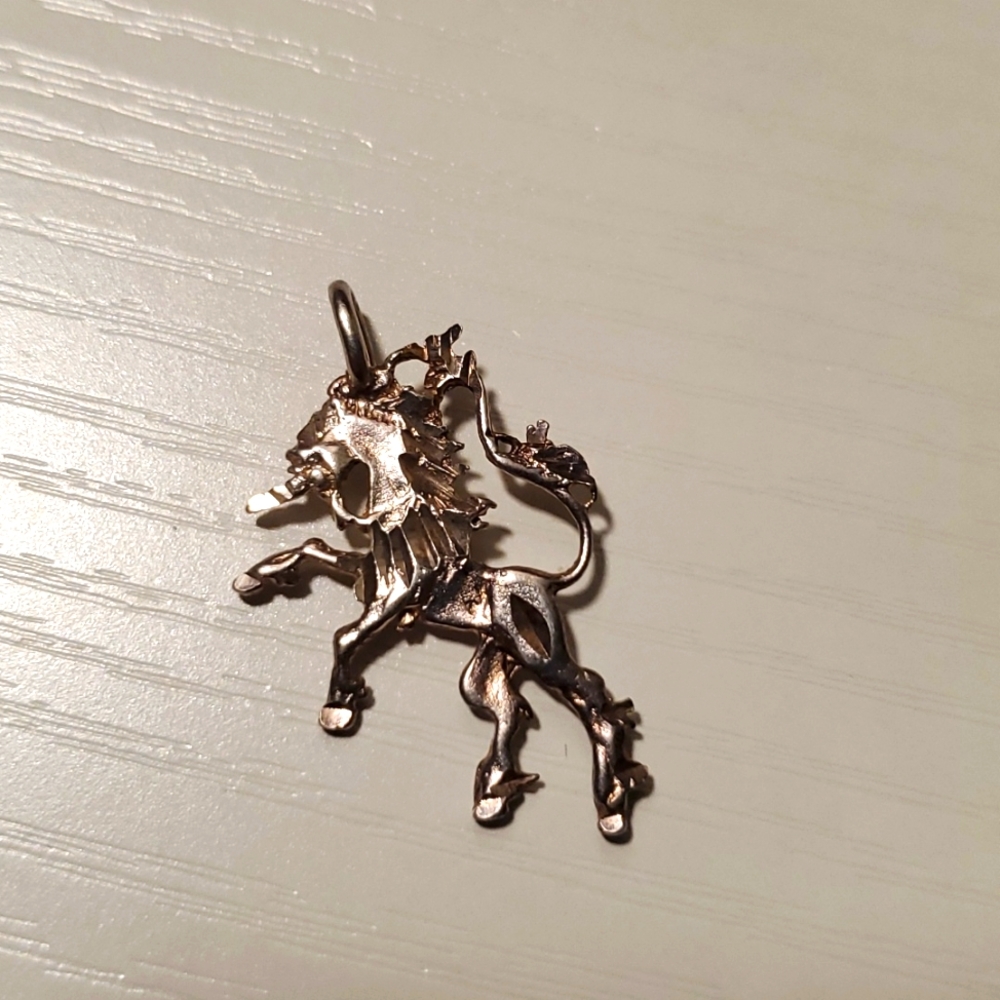 925 sterling silver unicorn charm